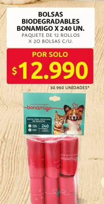 Ara Bolsas biodegradables bonamigo x oferta