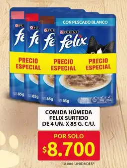 Ara Comida húmeda felix surtido oferta