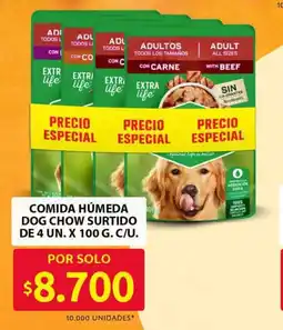 Ara Dog Chow comida húmeda surtido oferta