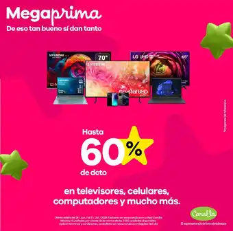 Carulla En televisores, celulares, Computadores y mucho más oferta