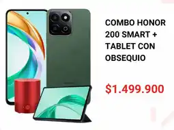 Claro Combo Honor 200 smart + tablet con obsequio oferta