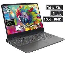 Falabella Portátil Gamer LOQ 15IRH8 Intel Core i5-13420H 16GB RAM 1TB SSD RTX 4050 WIN 11 HOME 15.6”FHD oferta