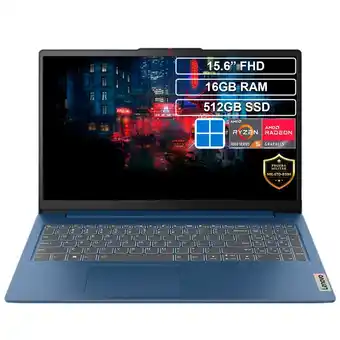 Falabella Portátil Slim 15AMN8 Ryzen 5 7520U 16GB 512GB Win 11 oferta