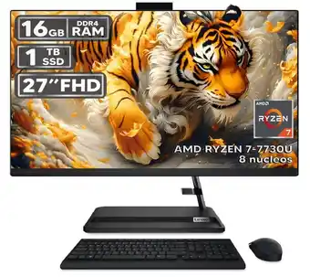 Falabella TODO EN UNO 3 27ALC6 RYZEN 7-7730U 16GB RAM 1TB SSD PANTALLA 27″ FHD LED oferta