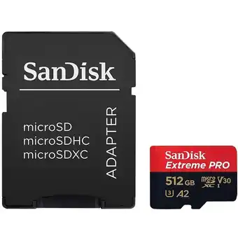 Falabella Micro SD 512GB Extreme PRO U3 4K 200MBs oferta
