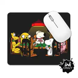 Falabella Mouse Pad Perro Poker oferta