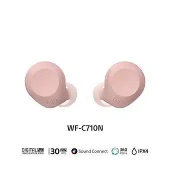 Falabella Audífonos bluetooth WFC710N/B Noise cancelling oferta