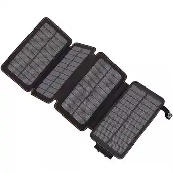 Falabella Cargador Power Bank solar 4 paneles 20.000 mAh oferta