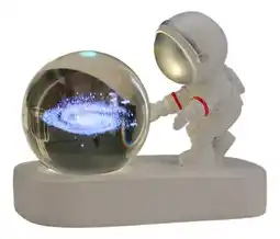 Falabella Lámpara De Bola De Cristal 3d Luz Nocturna Astronauta Parado oferta