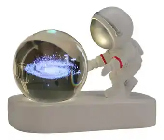 Falabella Lámpara De Bola De Cristal 3d Luz Nocturna Astronauta Parado oferta