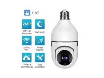 Falabella Camara Bombillo De Seguridad 360° Giratoria Visión Nocturna oferta