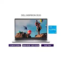 Falabella PORTATIL INSPIRON 3520 15.6 INTEL CORE I5 1235U 40GB/ SSD 512GB M.2 / COMBO TECLADO Y MOUSE oferta