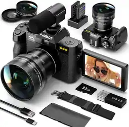 Falabella CAMARA DIGITAL FOTOGRAFICA CON MICROFONO oferta