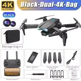 Falabella Dron cuadricoptero E99 fotografia 4k oferta