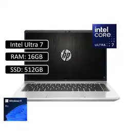 Falabella Portatil 440 G11 14″ Wuxga Ips, Intel Core Ultra 7 155U, 16Gb Ddr5, 512Gb Ssd, W11 Pro oferta