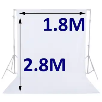Falabella Telón blanco para fondo de estudio fotográfico video 1.8m x 2.8 m oferta