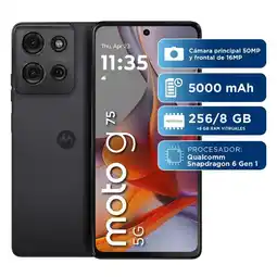 Falabella Celular Moto G75 Ram 8gb 256gb - Cámara 50 MP -16MP - Pantalla 6,8 - 5G Gris oferta
