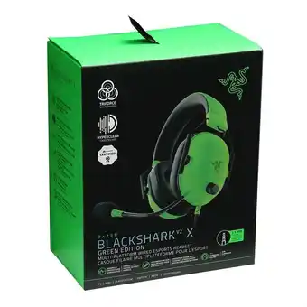 Falabella Audífonos Diadema Gamer Blackshark V2 X Sonido 7.1 Verde oferta