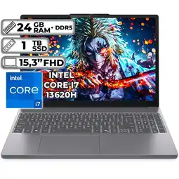 Falabella PORTÁTIL SLIM 3 15IRH10 INTEL CORE I7-13620H 24GB RAM 1TB SSD 15.3 FHD WUXGA oferta