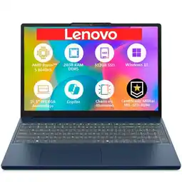 Falabella PORTATIL SLIM AMD RYZEN 5‑8640HS SSD 512GB RAM 24GB DDR5 LED 15,3 oferta