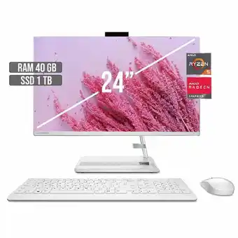 Falabella TODO EN UNO AIO 3 AMD RYZEN 5-7530U SSD 1TB RAM 40GB LED 24 FHD oferta