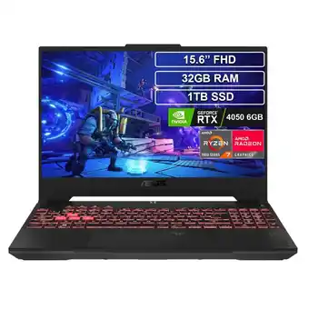 Falabella Portátil TUF GAMING A15 Ryzen 7 7435HS 32GB 1TB RTX4050 oferta