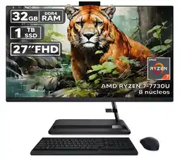 Falabella TODO EN UNO 3 27ALC6 RYZEN 7-7730U 32GB RAM 1TB SSD PANTALLA 27″ FHD LED oferta