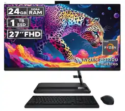 Falabella TODO EN UNO 3 27ALC6 RYZEN 7-7730U 24GB RAM 1TB SSD PANTALLA 27″ FHD LED oferta