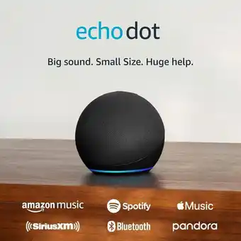 Falabella Echo Dot 5th Generacion Con Asistente Virtual Alexa 110v240v Color Negro oferta