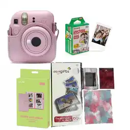 Falabella Mega combo DP Cámara Instantánea Instax Mini 12 Rosa oferta