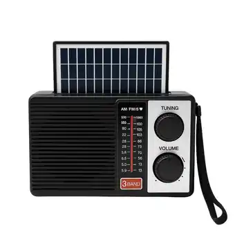 Falabella Radio Am Fm Portatil Solar Recargable 3 Bandas Usb Sd oferta
