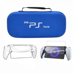 Falabella Estuche Azul+ Acrilico + Vidrio Para Ps Portal oferta