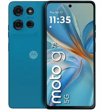 Falabella Celular Moto G75 256GB-8GB RAM- Cámara 50 MP -16MP- Pantalla 6,8 - 5G Azul oferta