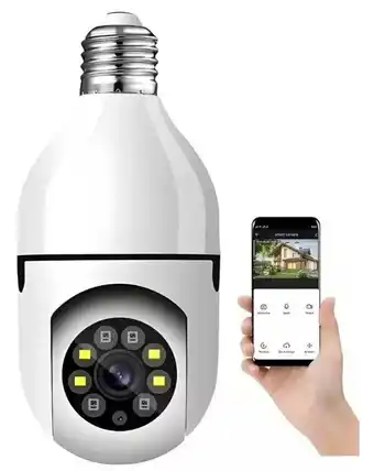 Falabella Bombillo Camara de Seguridad Giratorio 360° oferta