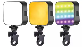 Falabella Luz Led Celular Camara Video RGB Portable Spot Recargable oferta