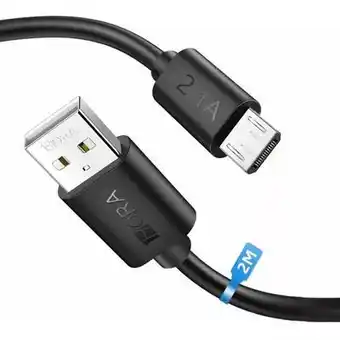 Falabella Cable 2mts V8 Microusb Android Datos Carga Rápida 1hora oferta