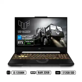 Falabella Portátil Gaming TUF F15 FX507Z FHD 156 144Hz Intel i5-12500H RAM 32GB DDR4 512GB SSD RTX3050 oferta