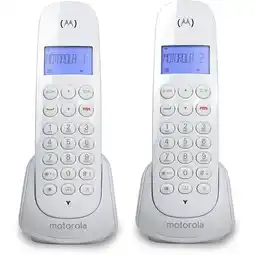 Falabella Teléfono dúo inalambrico m700w-2 ca blanco oferta