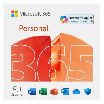 Falabella Office 365 Personal 15 Meses 1 Usuario 5 Dispositivos PIN oferta