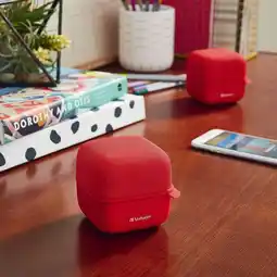 Falabella PARLANTE INALAMBRICO CUBE CON ALTAVOZ BLUETOOTH ROJO oferta