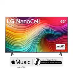 Falabella Televisor 65 Pulgadas 164 Cm 65NANO80TSA 4K-UHD oferta