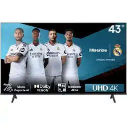 Falabella Televisor 43 Smart 43A6N OS VIDAA UHD 4K - TV-56 oferta