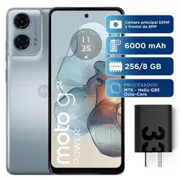 Falabella Celular G24 Power 256 Gb 8 Ram Dual Sim Celeste oferta
