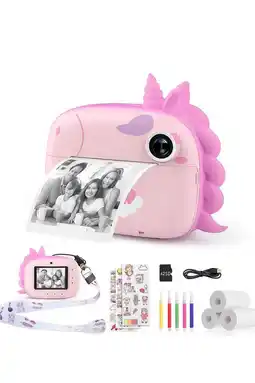 Falabella Cámara Impresora Infantil Unicornio Rosado oferta