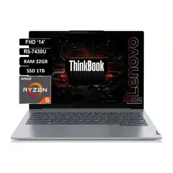 Falabella Portatil Thinkbook 14 AMD Ryzen 5 7430u RAM 32gb SSD 1TB 14 Win11Pro oferta