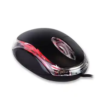 Falabella Mouse Óptico USB Con Luz Led Roja oferta