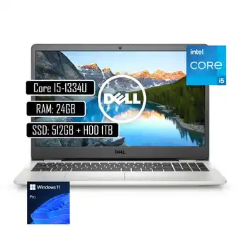 Falabella PORTATIL INSPIRON Intel Core i5-1334U Ram 24GB SSD 512GB - 1TB HDD 156 - WIN11 PRO oferta