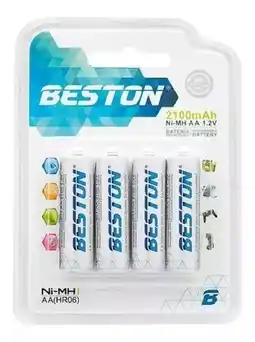 Falabella Bateria Recargable Aa 2100mah Beston X4 oferta
