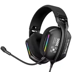 Falabella Audífonos Gamer Alámbricos X12 Negros Luz Rgb Led oferta