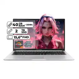 Falabella PORTÁTIL M1502YA-NJ107 AMD RYZEN 7 7730U 40GB RAM 2TB SSD PANTALLA 15.6” FHD oferta